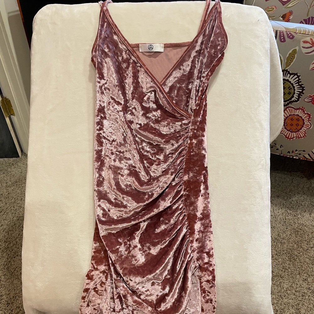missguided velvet dress